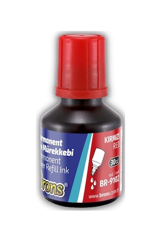 Markör Permanent Kalem Mürekkebi 30 ml 1 Adet Brons Koli Çuval Ka