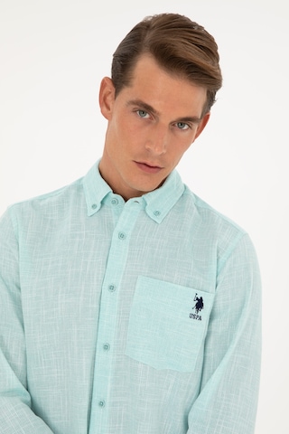 U.s. Polo Assn. Erkek Mint Gömlek Desenli 50288661-vr090 Mint