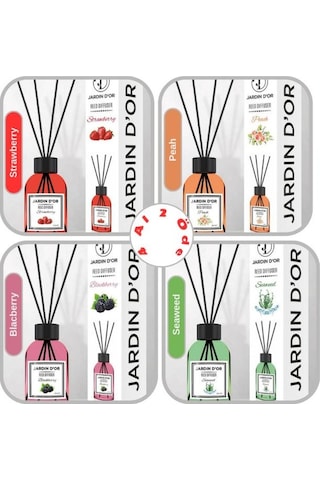 Jardin D'or Çilek + Şeftali + Böğürtlen + Deniz Yosunu Oda Kokusu