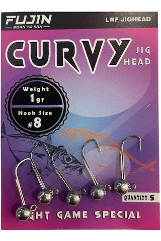 Fujin Curvy Jig Head Zoka 8 No 1gr 5 Adet