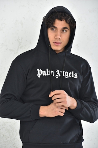 Hunors Sportswear & Company Blackjackgiyim Siyah Palm Angels Kapüşonlu Sweatshirt SIYAH