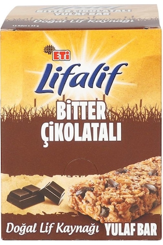 Eti Lifalif Bitter Çikolatalı Müsli Bar 16 x 35 G