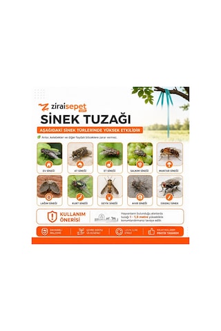 Ziraisepet Profesyonel Karasinek Tuzağı & Sinek Kapanı