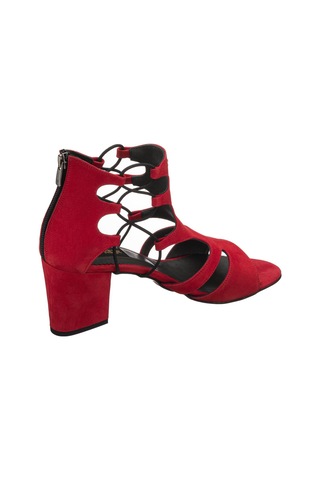 40-41-42-43-44 Numara Htc70 Kırmızı Süet İç Dış Üst Kalite Deri Diamond Serisi Ahtapot Abiye Ayakkabı Rahat Şık Hafif Tasarım KIRMIZI SÜET