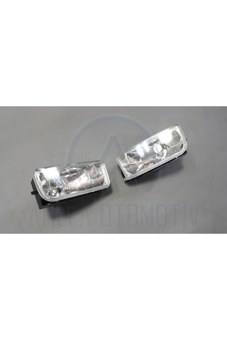 2 X Bmw 3 Serisi E36 1990-1999 Ön Sis Farı Şeffaf Sol-sağ Takım