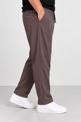 Genel Markalar Erkek Fitilli Jogger Pantolon Lastikli Bel Bağcıklı Kahve/vizon Regular Paça ... Siyah