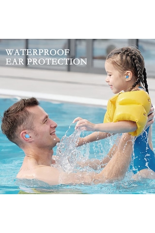 Inf 12'li Ses Geçirmez Silikon Kulak Tıkacı Paketi