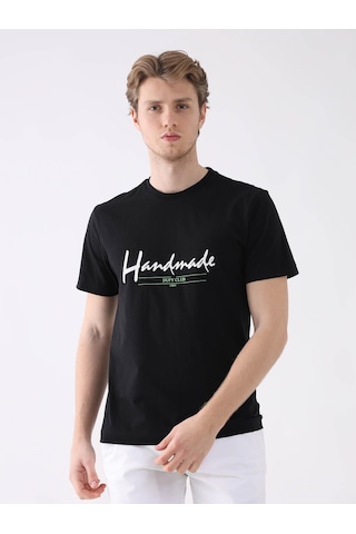 Dufy Siyah Erkek Regular Fit O Yaka Tshirt - 94356 Siyah