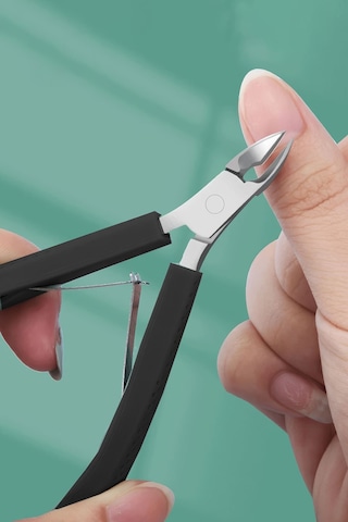 Pazlanmaz Çelik Siyah Tırnak Eti Makası Manikür Et Pensi Cin809sy