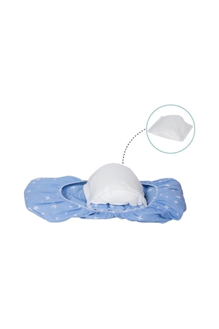 Sevi Bebe Bel Destekli Ana Kucağı Örtüsü Art-61  Mavi Yıldız