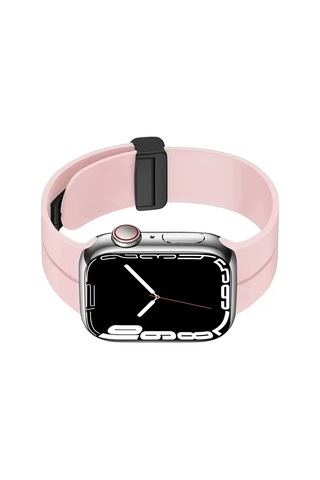 Apple Uyumlu Watch 10 Serisi 46mm Redclick Krd-84 Silikon Modern Tasarım Kordon