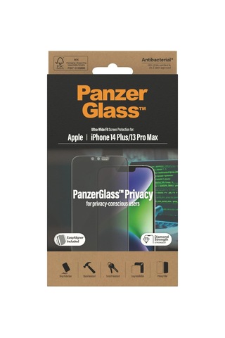 Panzerglass Apple iPhone Uyumlu 14 Plus/13 Pro Max Uwf Privacy Ab W. Applicator