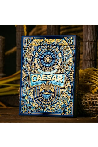 Twpcc Riffle Shuffle Caesar Blue Premium Oyun Kağıdı Koleksiyonluk İskambil Kartları