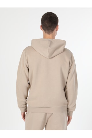 Colin's Colins Regular Fit Kapüşonlu Bej Erkek Sweatshirt Cl1059712 Bej