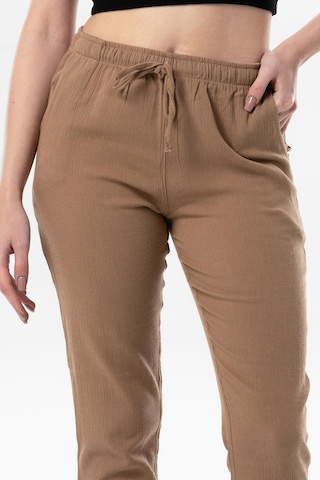 Eliş Şile Bezi Şile Bezi Çift Cepli Unisex Yazlık Pantolon Vizon Vzn-vizon Vizon