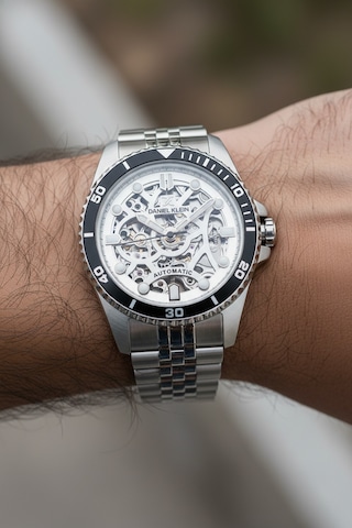 Daniel Klein Çelik Kordon Otomatik Erkek Kol Saati L.dk.1.13998 Gümüş
