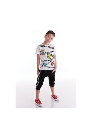 Denokids Mushi Survival Erkek Çocuk Kapri Takım Çok Renkli