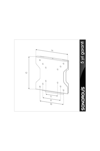 Sonorous Surefıx 210 Sabit Askı Aparatı