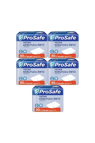 Prosafe Hasta Alt Açma Yatak Koruyucu Örtü 60 90cm 150 Adet 5pk 30