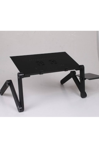 Laptop Yatak Sehpası Portatif Katlanabilir Laptop Sehpası Notebook Sehpası Mouse Pad'li
