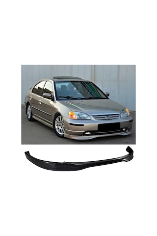 Honda Civic Vtec 2 Typer Ön Ek Karlık Mat Siyah Plastik 2001 2002 2003 Makyajsız Kasa Karlık+bodykit+ek
