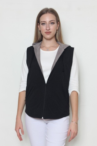 Cottoncool Kadın Içi Polar Yelek Siyah