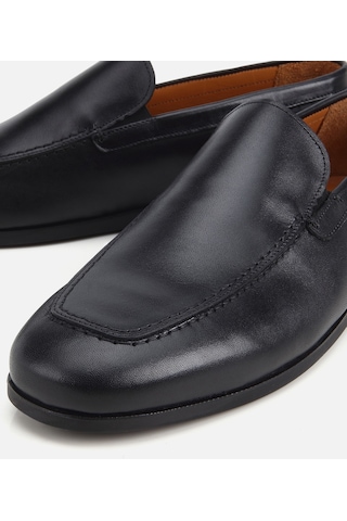 Hotiç Erkek Deri Siyah Yumuşak Dokulu Klasik Loafer
