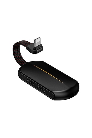 Baseus L47 3in1 2x iPhone Uyumlu Lightning Başlık Ve 3.5mm Kulaklık Çıkışlı Şarj Adaptörü- 5775