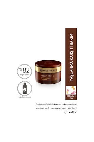 Yves Rocher Riche Creme - Besleyici Yenileyici Gündüz Kremi - 50 ML