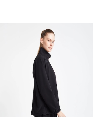 Lescon Kadın Fermuarlı Sweatshirt 24n-2140 24ntbs002140 Siyah