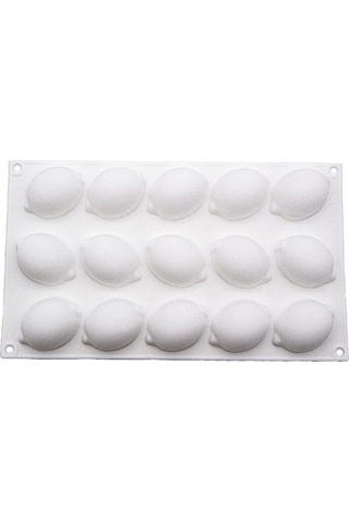 Tahtakale Toptancı 3d Meyve Limon Şekilli Silikon Kalıp Pasta Kek Ve Çikolata Kalıbı 15 Li Çok Renkli
