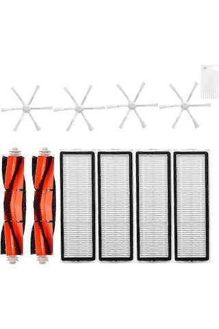 Mi Robot Vakum Mop 2 2c Stytj03zhm Ana Yan Fırça Hepa Filtreli Elektrikli Süpürge Yedek Parçaları