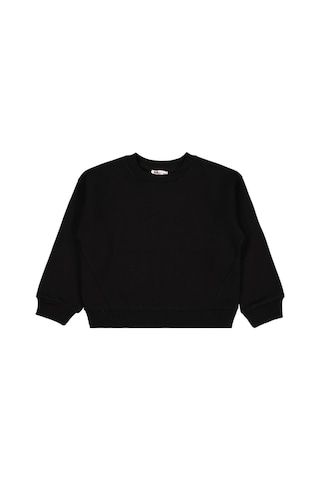 Civil Girls Düz 6-9 Yaş Sweatshirt Siyah 19330J14925W1
