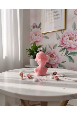 Narin Kadın Mum Pembe
