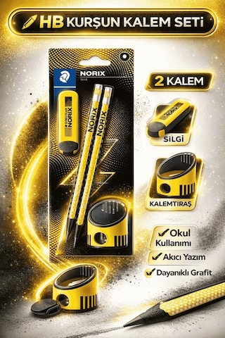 Staedtler 181 Sbk2-1 Norıx Kurşun Kalem Silgi Kalemtıraş Seti Çok Renkli