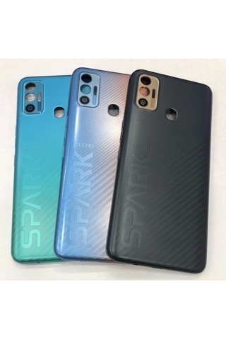 Tecno Spark 7t Kf6p Kasa Arka Kapak Pil Kapağı - Mavi