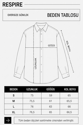Respire Erkek Minimal Baskılı Oversize Dokulu Gömlek Kahve Kahverengi