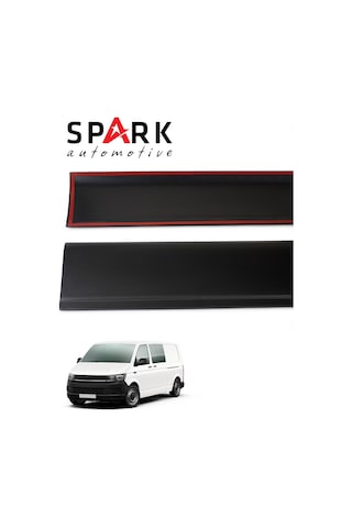 Volkswagen Transporter T6 2015-2020 Yıl Aralığı Uyumlu Uzun Şase Sol Sürgü Dodik Seti 11 Parça Siyah