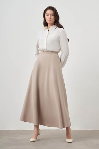 Bsc Kloş Bej Etek 001