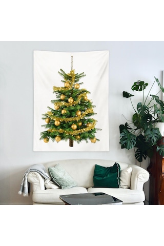 Homyl Yılbaşı Goblen Ağacı Duvar Asılı Yatak Odası Ev Yurt Için