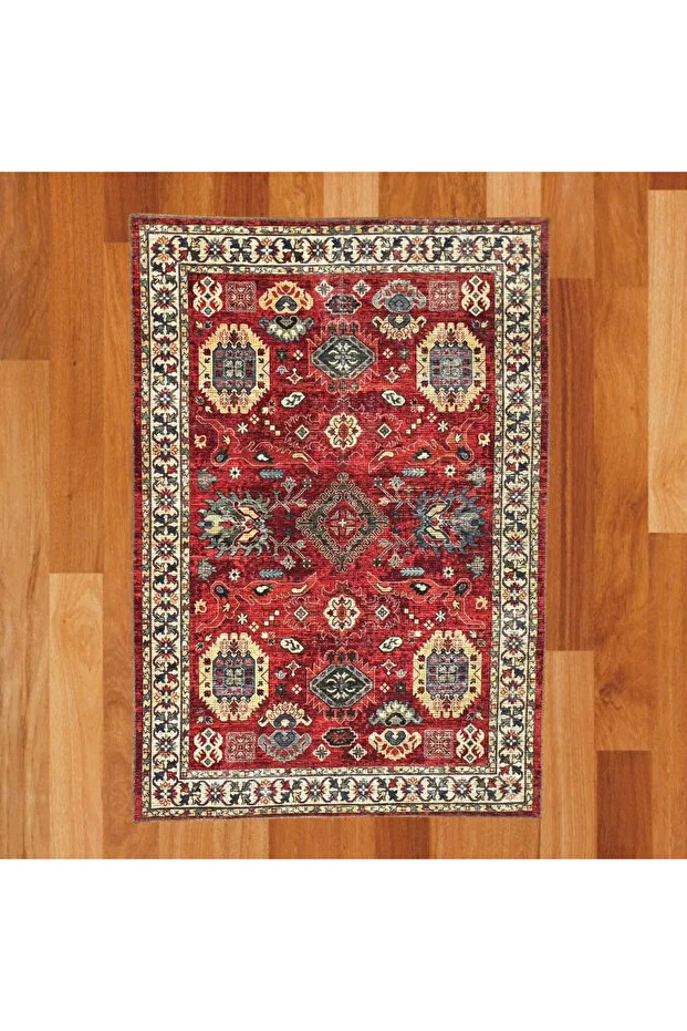 Mevlana Bazaar Klasik Anadolu Desenli 160 X 230 Baskı Halı Çok Renkli