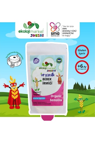 Ekoloji Market Organik Bebek İrmiği 250 gr