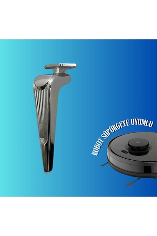 16 Cm Metal Klas Koltuk Ayağı Mobilya Ayağı Ünite Ayağı Konsol Ayağı Puf Berjer Ayağı Krom