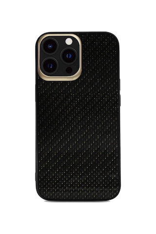 Kajsa Apple Uyumlu iPhone 13 Pro Kılıf Kajsa Carbon Fiber Collection Arka Kapak ZORE-220036