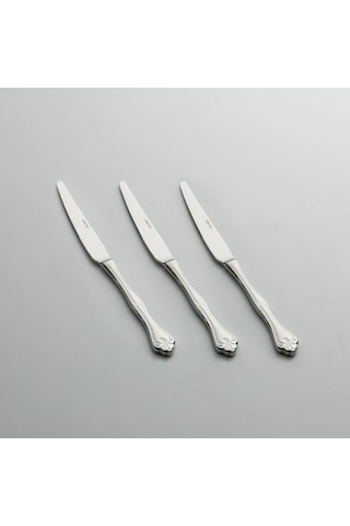 Nehir Lalezar Sade 12 Adet Yemek Bıçak Takımı Çelik
