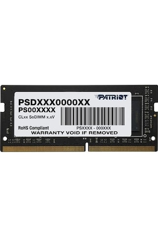 Patriot Signature Line PSD432G32002S 32GB(1x32GB) DDR4 3200MHz CL22 SODIMM Ram