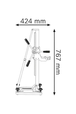 Bosch Professional GCR 180 Karot Sehpası - 0601190100
