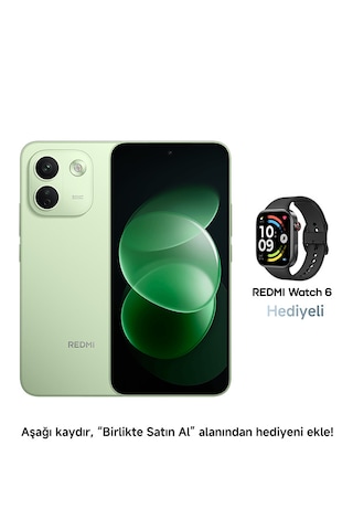 Xiaomi Redmi Note 17 Pro Max 5G 8 GB 256 GB (Xiaomi Türkiye Garantili) Yeşil+Xiaomi Redmi Watch 6 2.07 Akıllı Saat Siyah (Distribütör Garantili)