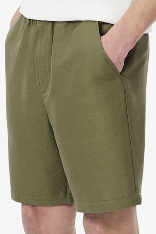 Lacoste Mens Reguler Fit Linen Blend Shorts Erkek Keten Şort Haki