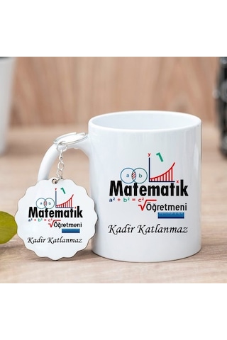 Matematik Öğretmeni Kupa Bardak Ve Anahtarlık Matematik Öğretmeni Kupa Bardak Ve Anahtarlık